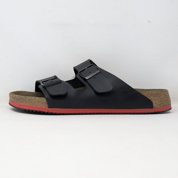 Birkenstock Arizona Prof Black Birko-Flor Sandals Men\'s Size 47 US 14 Regular main image 11